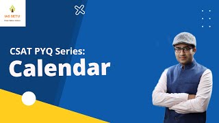 Calendar PYQ CSAT by Amit Garg Sir  UPSC 2022 [upl. by Ricard342]