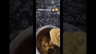 Filter coffee ☕yttelugu ytshort coffeelover filtercoffee viralvideo trending shortfeeding [upl. by Adekram]