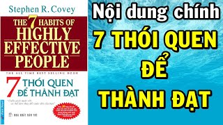 7 thói quen để thành đạt full tóm tắt nội dung chính  Stephen R Covey [upl. by Edge]