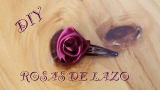 DIY Cómo hacer rosas de lazo ¡Facilísimas [upl. by Bena233]