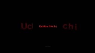 Uchiha Itachi song such a whole AMVEdit [upl. by Annahsit]