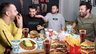 SERKANI KIŞKIRTTIK Soru amp Cevap Karışık mukbang 2 [upl. by Pinsky740]