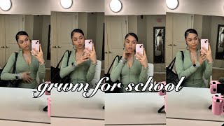 chit chat grwm for school📚  ft dossier [upl. by Milson]