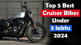 Top 5 Best Cruiser Bikes Under 3 Lakhs in India 2024  Best Cruiser Bikes [upl. by Ely]