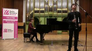 Bohuslav Martinu Sonatina for clarinet and piano  Petru Pane  Concertino Praga  RDR [upl. by Minsk]