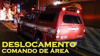 Deslocamento Comando de Área  Bombeiros de São Paulo [upl. by Ameehsat774]