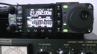 Icom IC 7000 RX [upl. by Ahsemat]