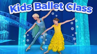 FROZEN Kids Ballet  Elsa amp Belle Save Arendelle Ballet For Kids Ages 28 [upl. by Eylatan660]