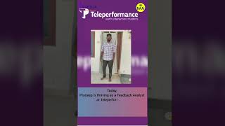 Pradeep’s Journey amp Success Story with Sarthak  Feedback Analyst at Teleperformance  sarthak [upl. by Airehc]