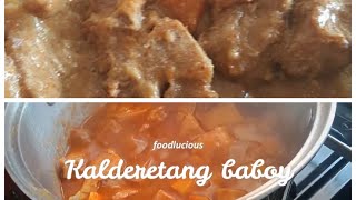 KALDERETANG BABOY WEVAP [upl. by Cassondra]