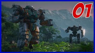 MechWarrior 5 Mercenaries  BORA MATAR ROBOS GIGANTES [upl. by Mail154]