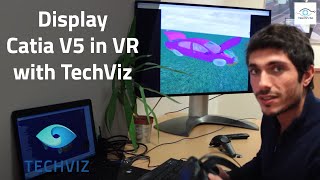 How to display Catia V5 in Virtual Reality in a HTC Vive [upl. by Adeuga]