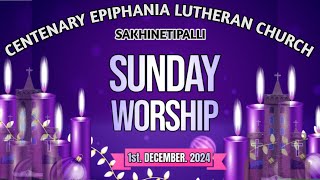 SUNDAY WORSHIP  CELC  SAKHINETIPALLI  01122024  930 AM [upl. by Shayne493]