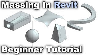 Massing in Revit  Beginner Tutorial [upl. by Cameron]