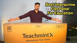 Teachmint X Best Interactive Flat Panel for your Classroom  AI Powered Digital Board Review [upl. by Devona]