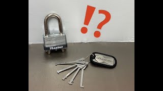 19 How to Identify and Pick a Warded Padlock [upl. by Novaj]