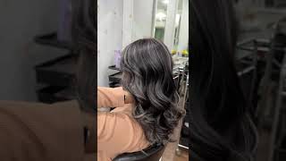 Salon MARGARETA Kudus  WA 087 888 7 999 01  DIMENSI BALAYAGE ASH GREY [upl. by Freeland626]