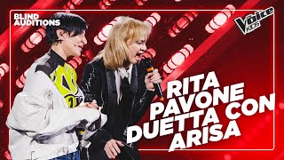 Le voci di Rita Pavone e Arisa in “Una Ragione In Più”  The Voice Kids 3 Blind Auditions [upl. by Kast790]