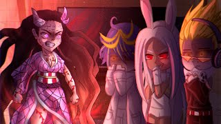 Pro Heroes React To Nezuko As New Student  My Hero Academia  Gacha React [upl. by Esta]