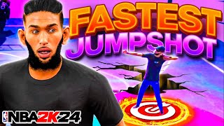 FASTEST JUMPSHOT in Season 1 NBA2K24 Quick Release  100 GREENS Best Jumper 2K24 😱 [upl. by Newman936]