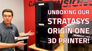 Unboxing The All New ORIGIN ONE 3D Printer By Stratasys [upl. by Naivaf692]