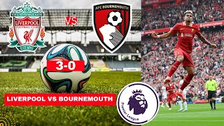 Liverpool vs Bournemouth 30 Live Stream Premier League Football EPL Match Score 2024 Highlight FC [upl. by Xyla]