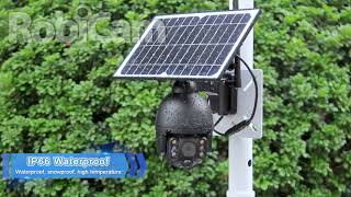 Robicam THE best Solar 4G PTZ Camera [upl. by Joo]