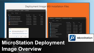 MicroStation Deployment Image Overview [upl. by Ymereg447]