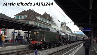 141R1244 auf Herbstfahrt ins Berner Oberland [upl. by Bo]