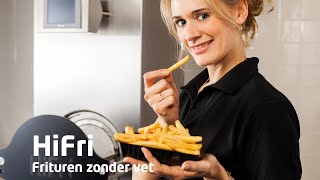 HiFri  Frituren zonder vet  Frying without oil of fat [upl. by Swart]