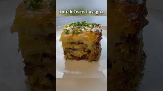 Homemade Dutch Oven Lasagna  Joanna Gaines Copycat Recipe [upl. by Drescher]