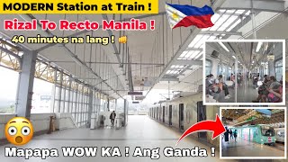 WOW  LRT  2 Train Station ganito ka MODERN at GANDA   Antipolo to Legarda Manila Tour [upl. by Naiviv]