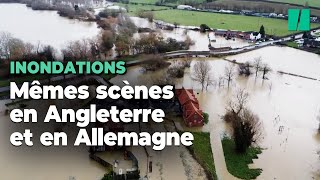 En Europe les inondations ne touchent pas que le PasdeCalais [upl. by Bogusz]