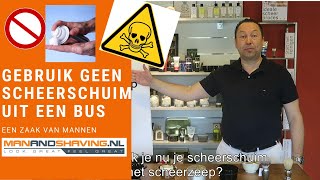 GEBRUIK GEEN SCHEERSCHUIM  Manandshavingnl [upl. by Cleopatre995]