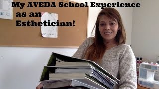 AVEDA School Update QampA Being an Esthetician [upl. by Avla]