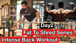 V Shape Back WorkoutDay2 Fat To Shred Series [upl. by Furey]