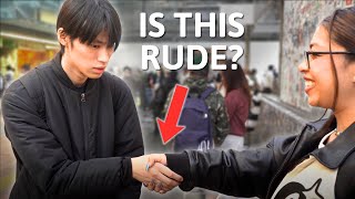 Whats Considered Rude In Japan  Street Interview [upl. by Nallad]