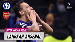 INTER MILAN JAMU ARSENAL 10 UCL [upl. by Bahner]