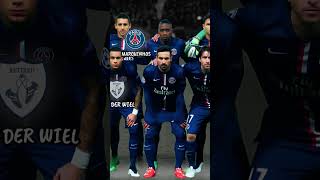 Squad Paris Saint Germain psg football shortsfeed [upl. by Ahtnama924]