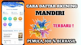 Cara Daftar Livin by Mandiri Terbaru  Cara Daftar Mandiri Online di HP [upl. by Anyt]