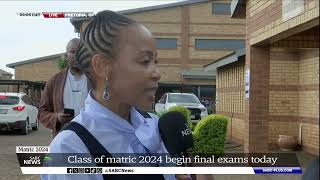 Matric Exams I quotWere looking forward to see outcomes of our effortsquot  Mabatho Riba  Principal [upl. by Nichole]