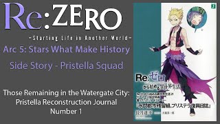 Re Zero Side Story Audiobook  quotPristella Reconstruction Journal Number 1quot [upl. by Redliw]