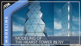 Modeling The Hearst Tower in NY with Archicad [upl. by Bac]