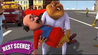 Motu Ka Naya Frog Dost  Best Scene Compilation 30  Motu Patlu Cartoons  S12 Cartoons For Kids [upl. by Akemehc]