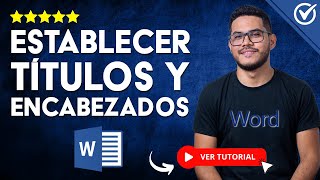 Cómo ESTABLECER TÍTULOS y NIVELES DE ENCABEZADO en Word  📄 Según Normas APA 7ma Edición 📄 [upl. by Lubet]