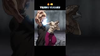 yujiro vs kaku  who is strong baki bakihanma yujirohanma animeedit [upl. by Zarihs]