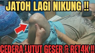 NAEK MOTOR JATOH DI TIKUNGAN‼️CEDERA LUTUT GESER DISLOK amp RET4K‼️ [upl. by Sanderson]