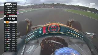 Oscar Piastri onboard overtake on Max Verstappen British GP 2024 [upl. by Matejka]