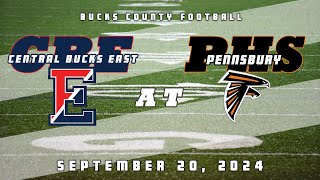 High School Football  Central Bucks East Patriots at Pennsbury Falcons 92024 Part 2 [upl. by Kimmi]