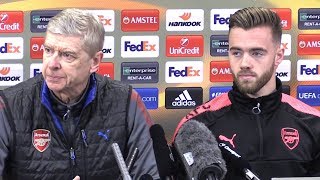 Arsene Wenger amp Calum Chambers Full PreMatch Press Conference  Arsenal v Ostersund  Europa League [upl. by Cynthia]